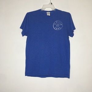 A&F muscle tee blue size-L